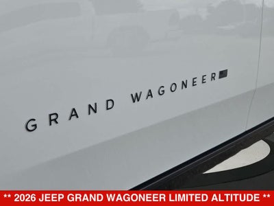 2026 Jeep Grand Wagoneer Limited Altitude