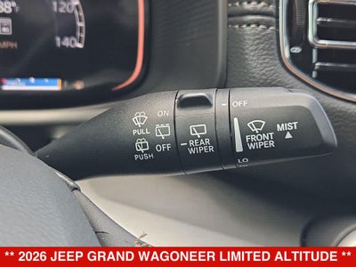 2026 Jeep Grand Wagoneer Limited Altitude