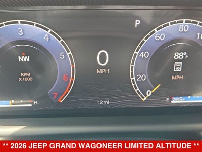 2026 Jeep Grand Wagoneer Limited Altitude
