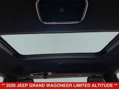 2026 Jeep Grand Wagoneer Limited Altitude