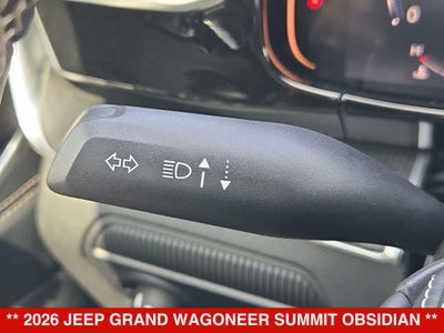 2026 Jeep Grand Wagoneer Summit Obsidian