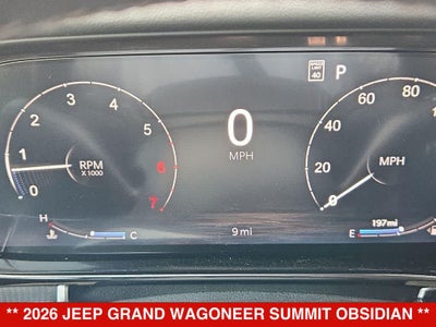 2026 Jeep Grand Wagoneer Summit Obsidian