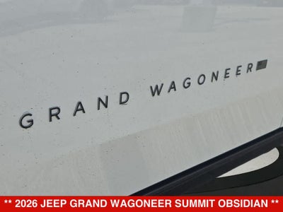 2026 Jeep Grand Wagoneer Summit Obsidian