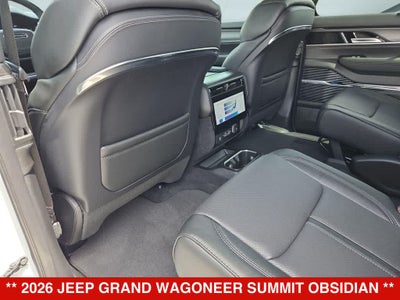 2026 Jeep Grand Wagoneer Summit Obsidian