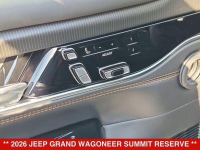 2026 Jeep Grand Wagoneer Summit Reserve