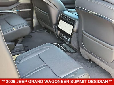 2026 Jeep Grand Wagoneer Summit Obsidian