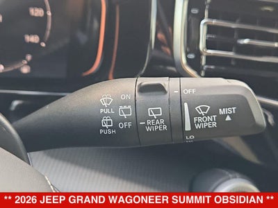 2026 Jeep Grand Wagoneer Summit Obsidian