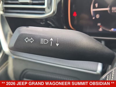 2026 Jeep Grand Wagoneer Summit Obsidian