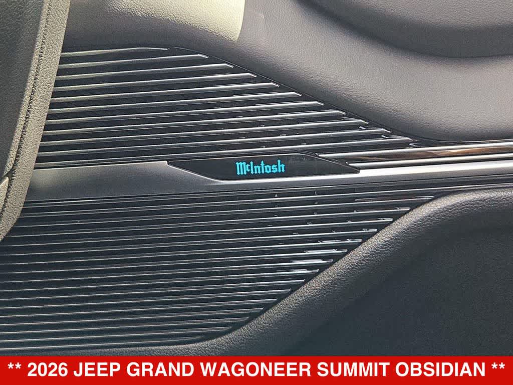 2026 Jeep Grand Wagoneer Summit Obsidian
