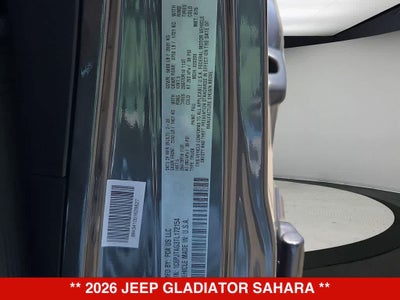 2026 Jeep Gladiator Sahara