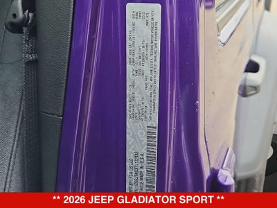 2026 Jeep Gladiator Sport