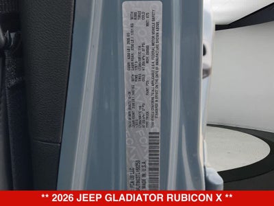2026 Jeep Gladiator Rubicon X