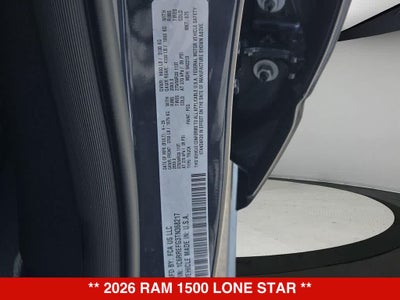 2026 RAM 1500 Lone Star