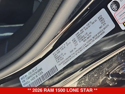 2026 RAM 1500 Lone Star
