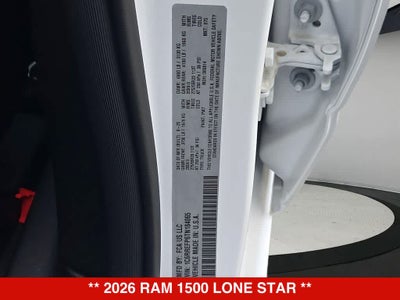2026 RAM 1500 Lone Star