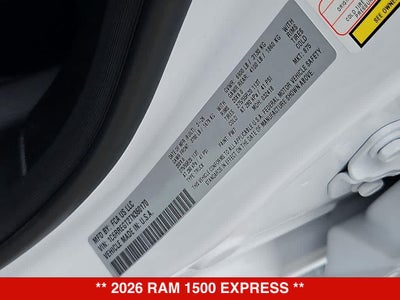 2026 RAM 1500 Express