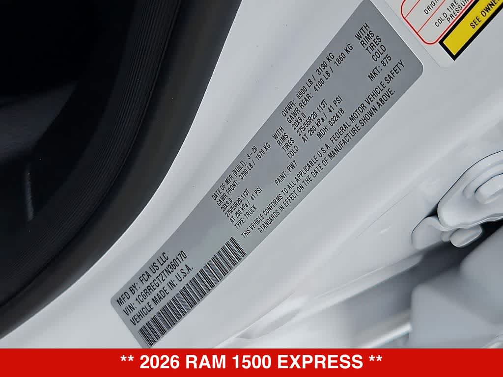 2026 RAM 1500 Express