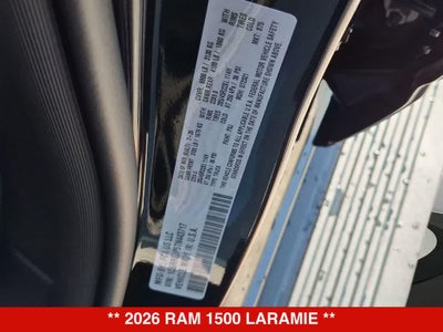 2026 RAM 1500 Laramie