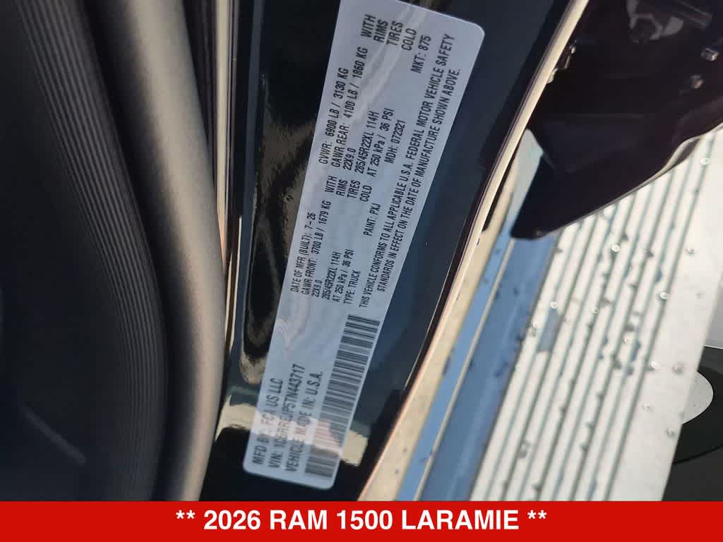 2026 RAM 1500 Laramie