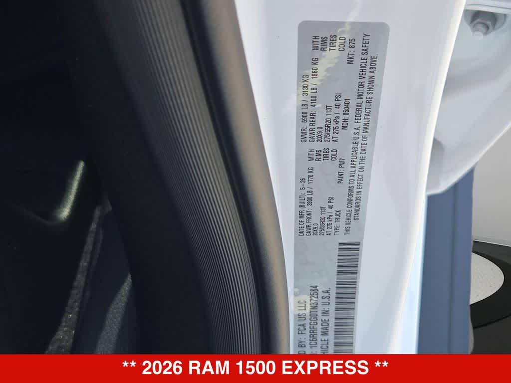 2026 RAM 1500 Express