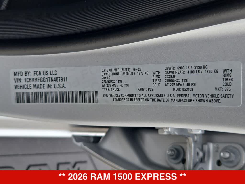 2026 RAM 1500 Express