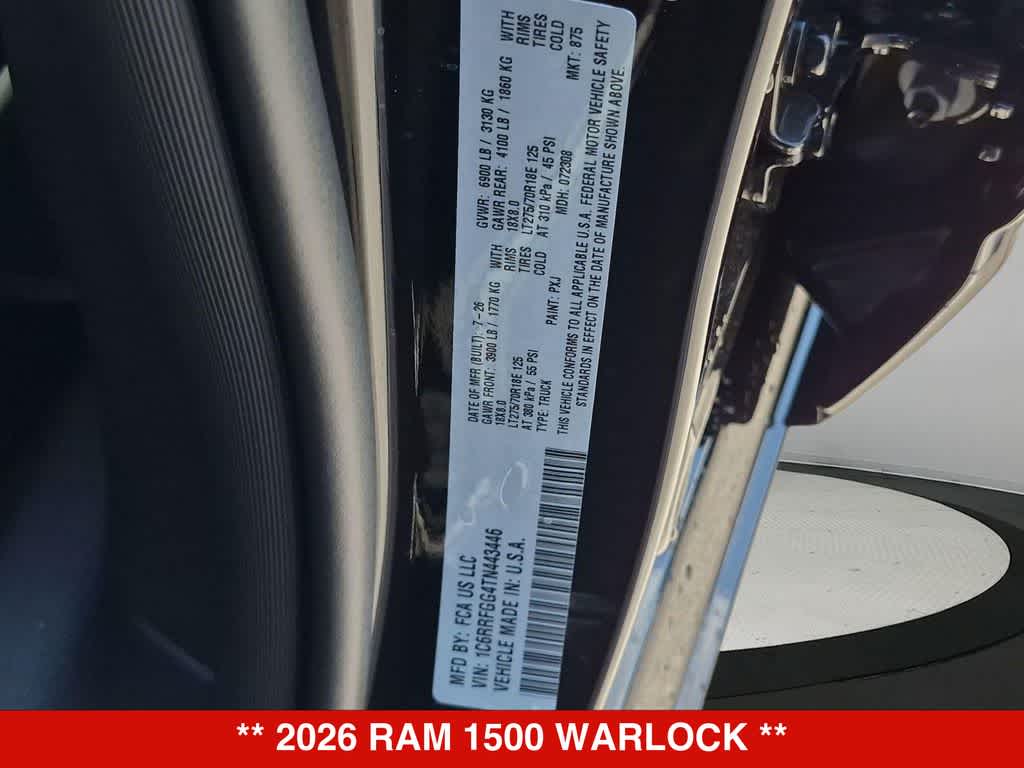 2026 RAM 1500 Warlock