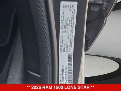 2026 RAM 1500 Lone Star