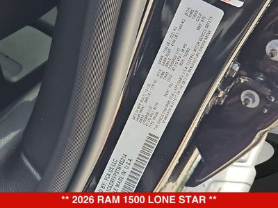 2026 RAM 1500 Lone Star