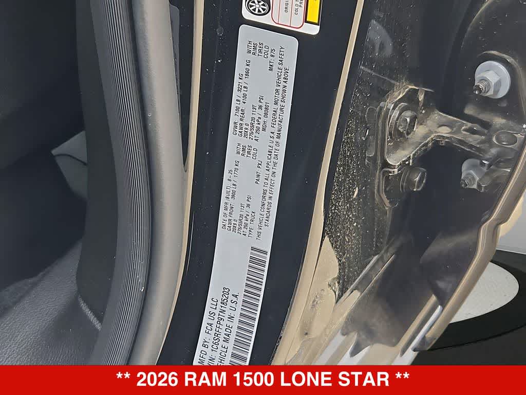 2026 RAM 1500 Lone Star