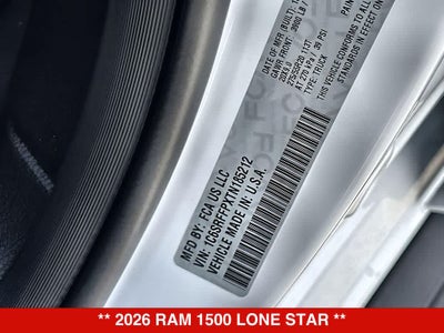 2026 RAM 1500 Lone Star
