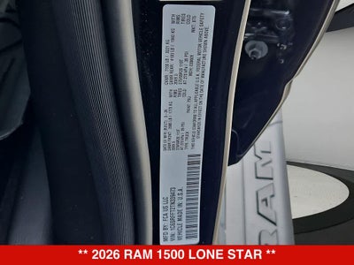 2026 RAM 1500 Lone Star