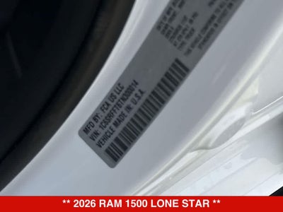 2026 RAM 1500 Lone Star
