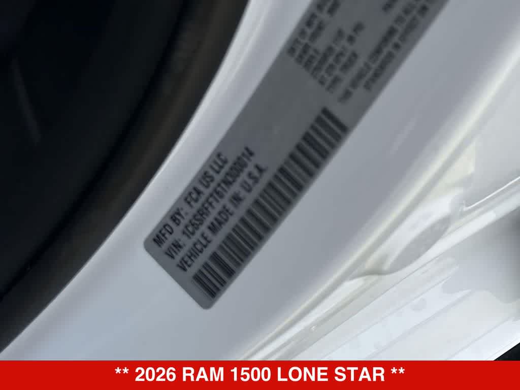 2026 RAM 1500 Lone Star