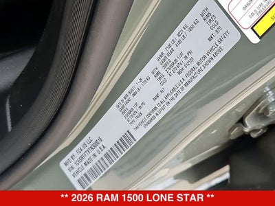 2026 RAM 1500 Lone Star