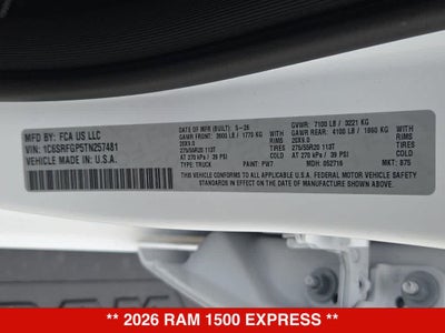 2026 RAM 1500 Express