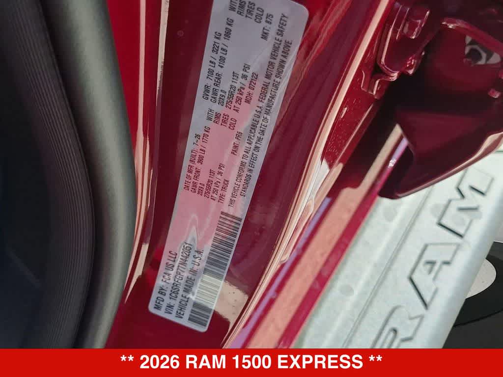 2026 RAM 1500 Express