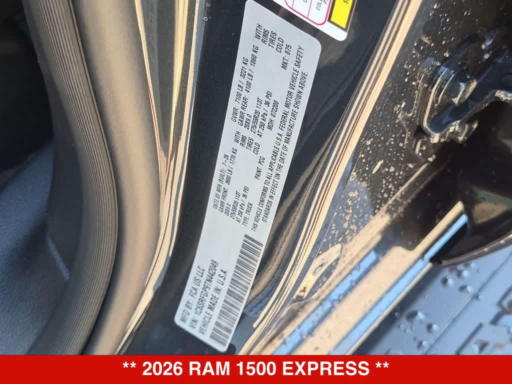 2026 RAM 1500 Express