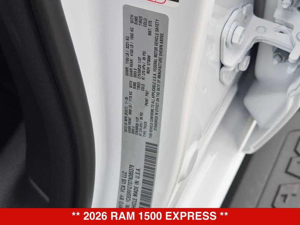 2026 RAM 1500 Express