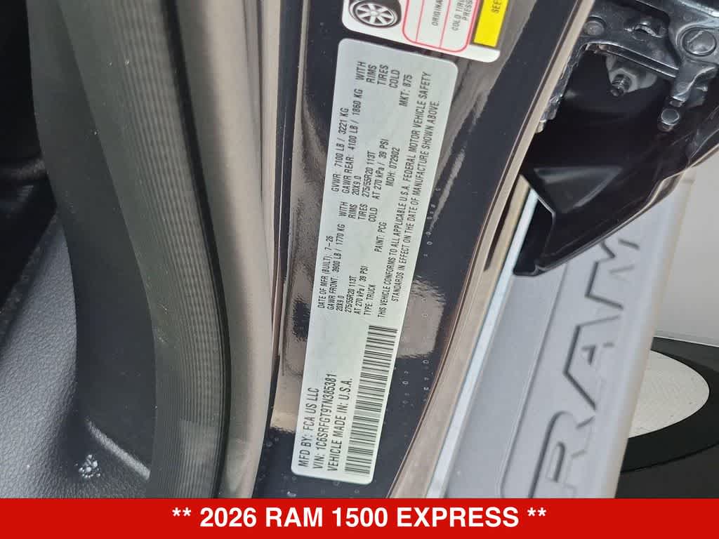2026 RAM 1500 Express