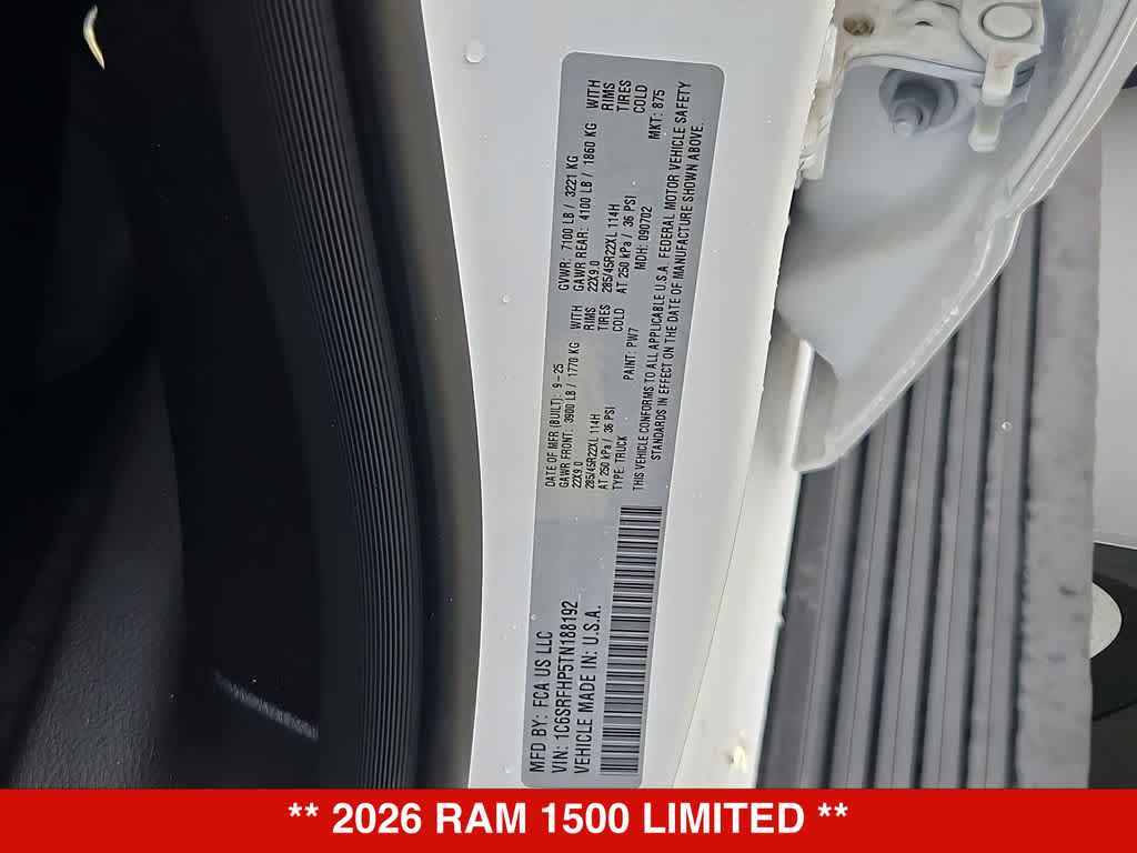 2026 RAM 1500 Limited