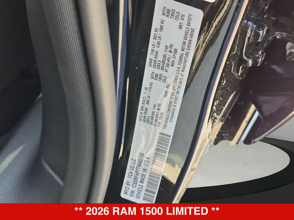2026 RAM 1500 Limited