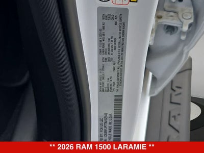 2026 RAM 1500 Laramie