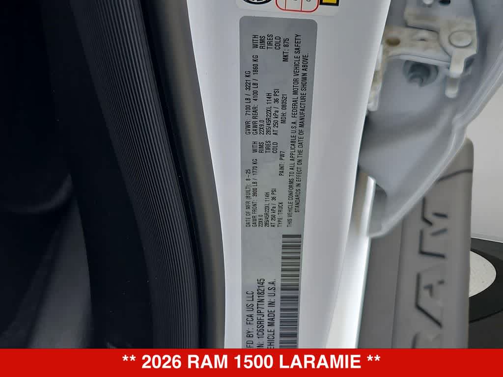 2026 RAM 1500 Laramie