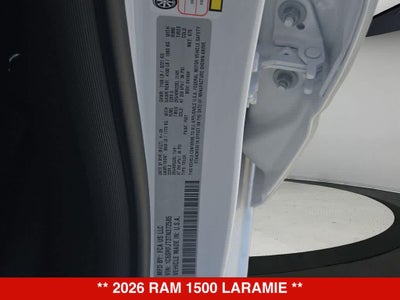 2026 RAM 1500 Laramie
