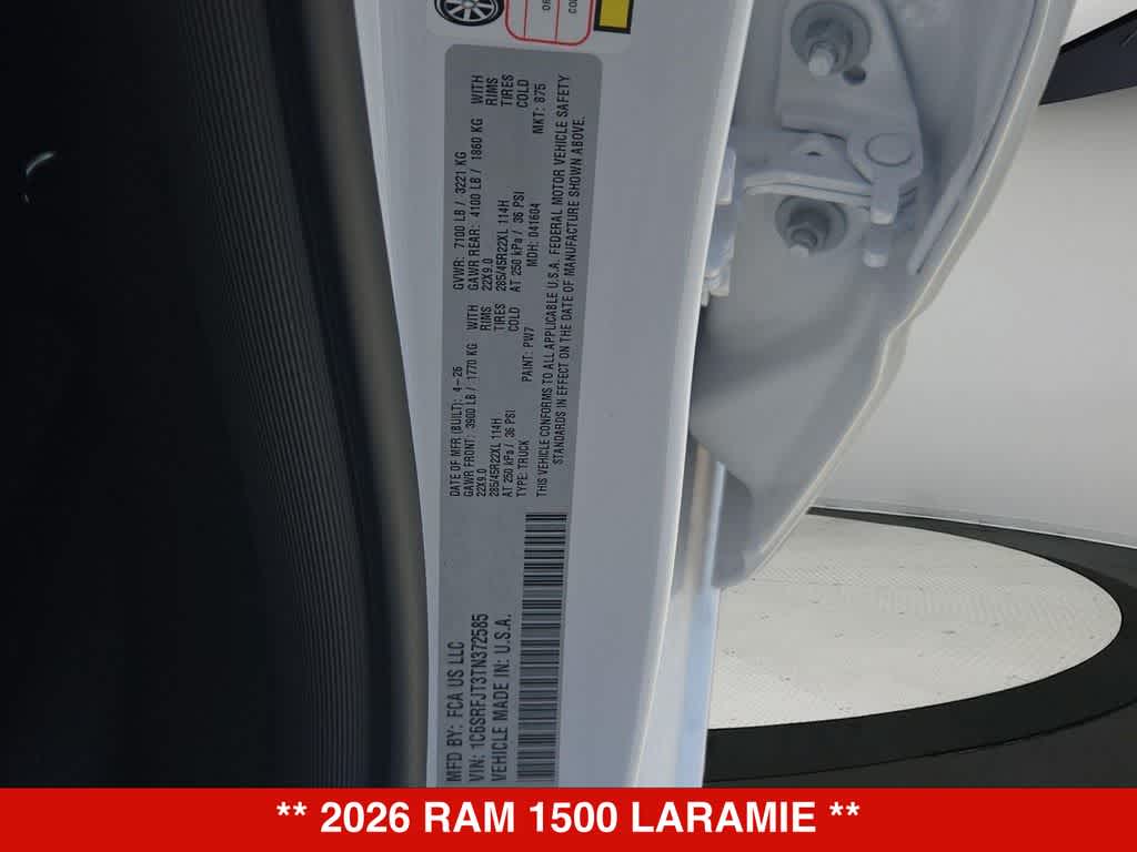 2026 RAM 1500 Laramie