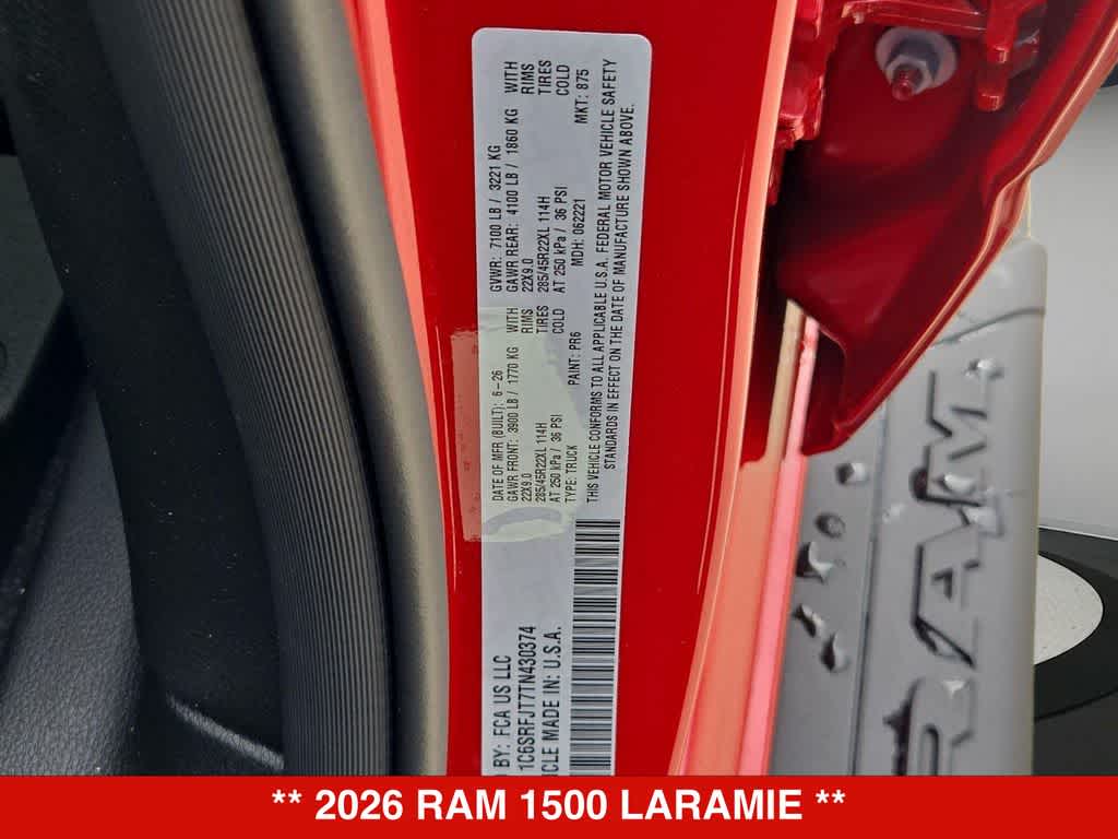 2026 RAM 1500 Laramie