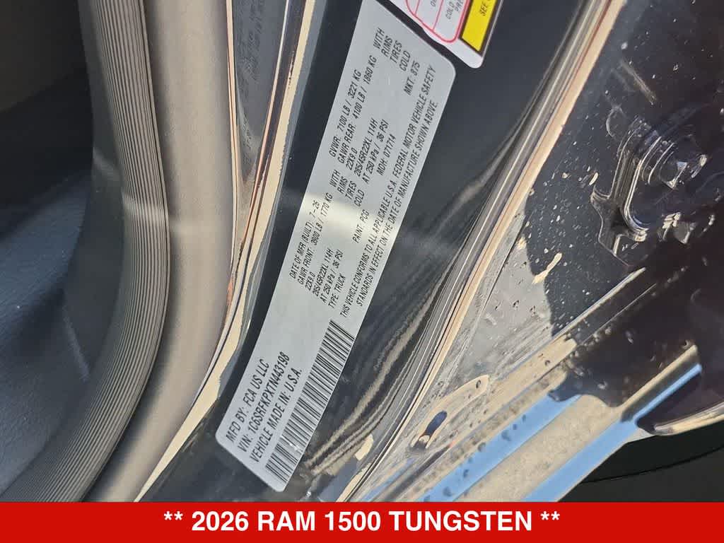 2026 RAM 1500 Tungsten