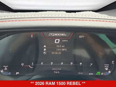 2026 RAM 1500 Rebel