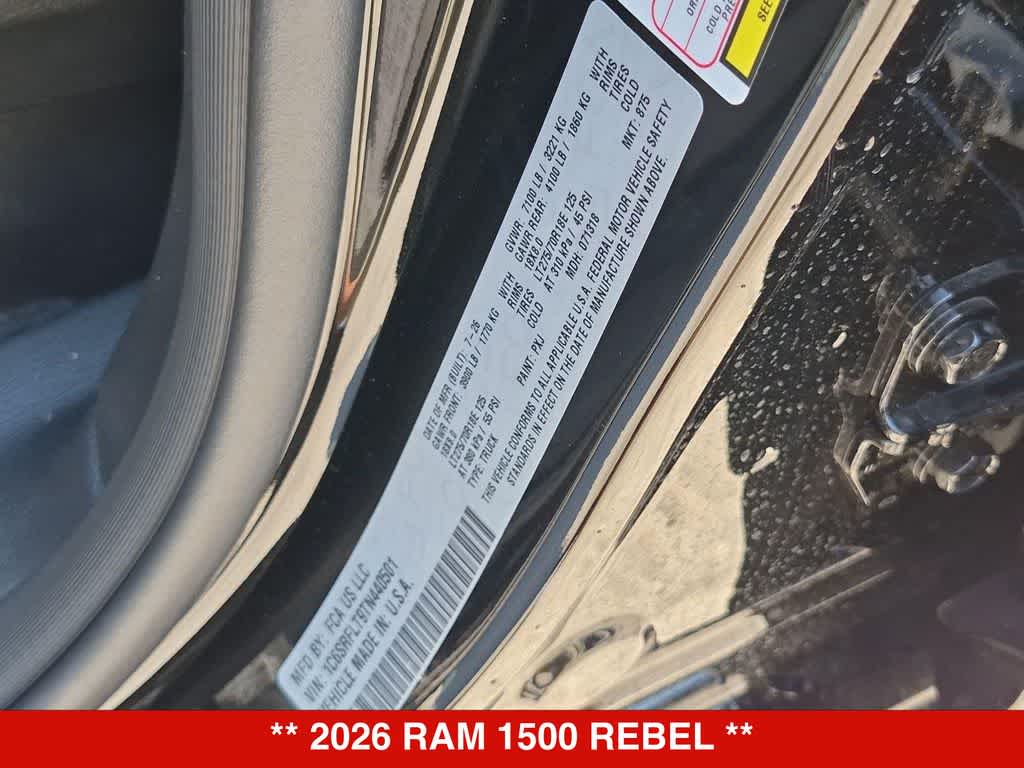 2026 RAM 1500 Rebel