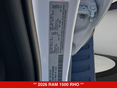 2026 RAM 1500 RHO